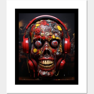 Graffiti Artist Skull Tag Urban Street Art Rap Posters and Art